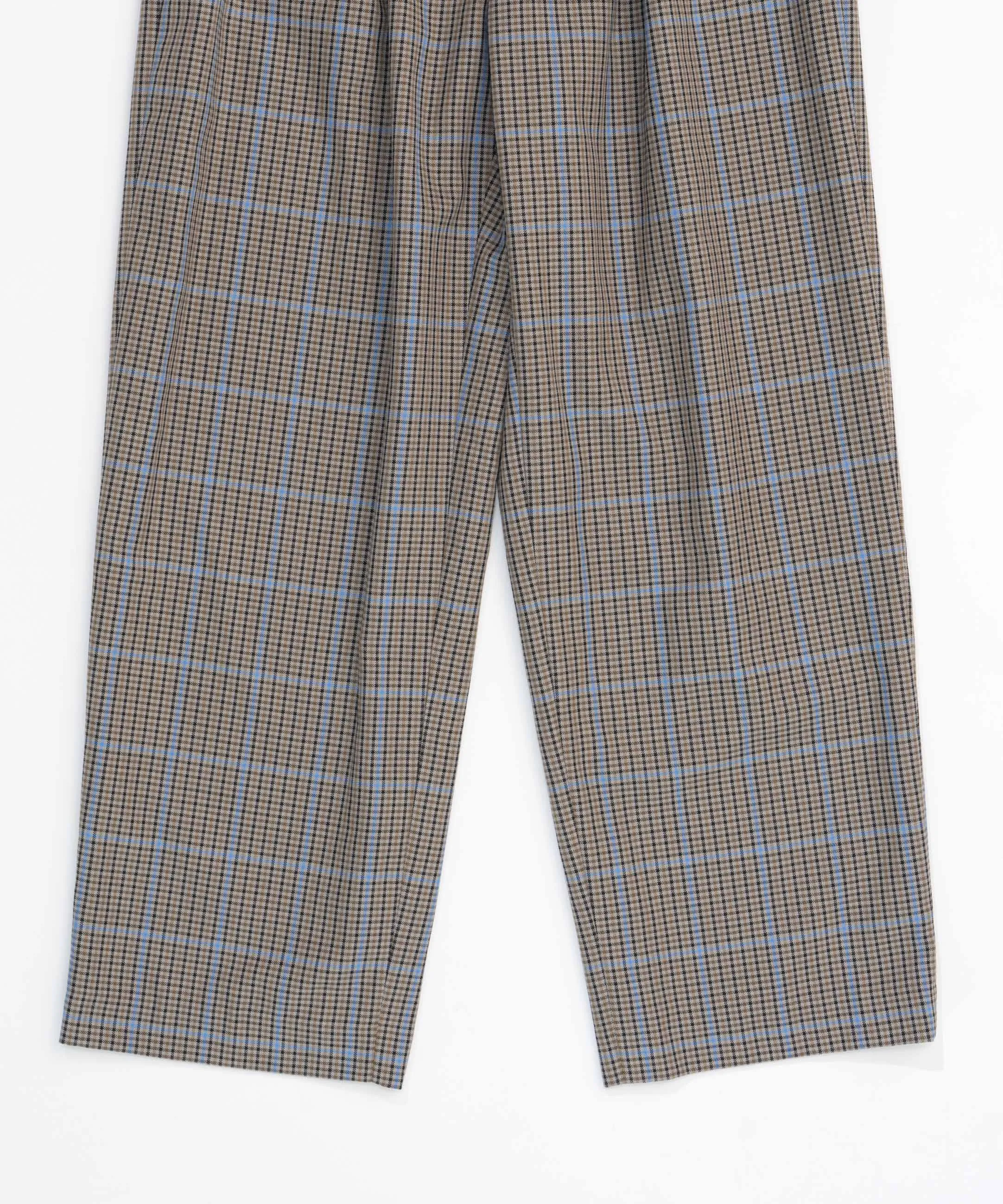 2way Waist Checkered Pants