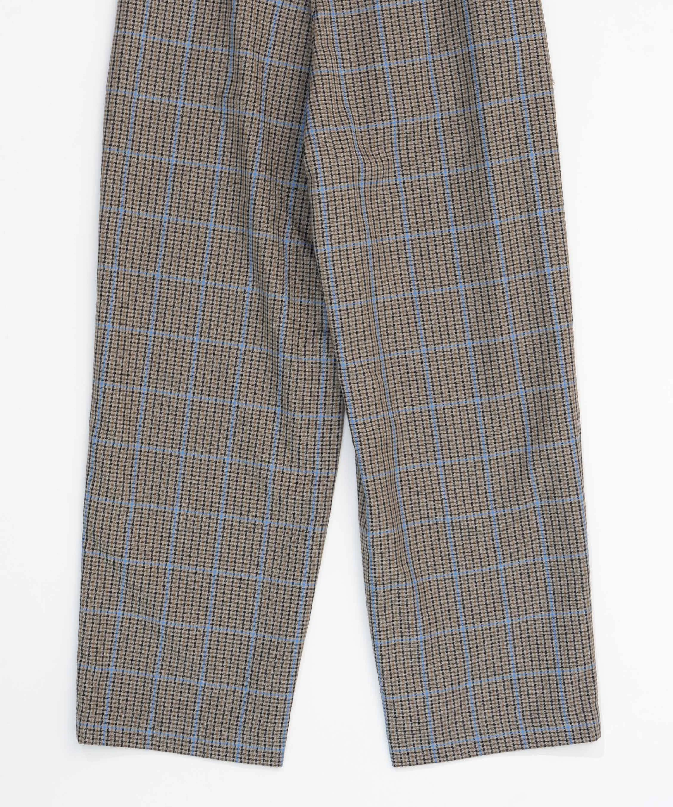 2way Waist Checkered Pants