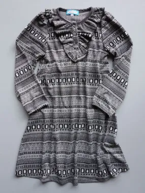 Adore La Vie Fair Isle Knit Girls Dress Size 8