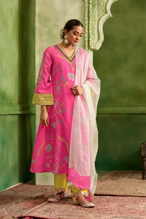 Adya Rosy Designer Luxury Suit Set