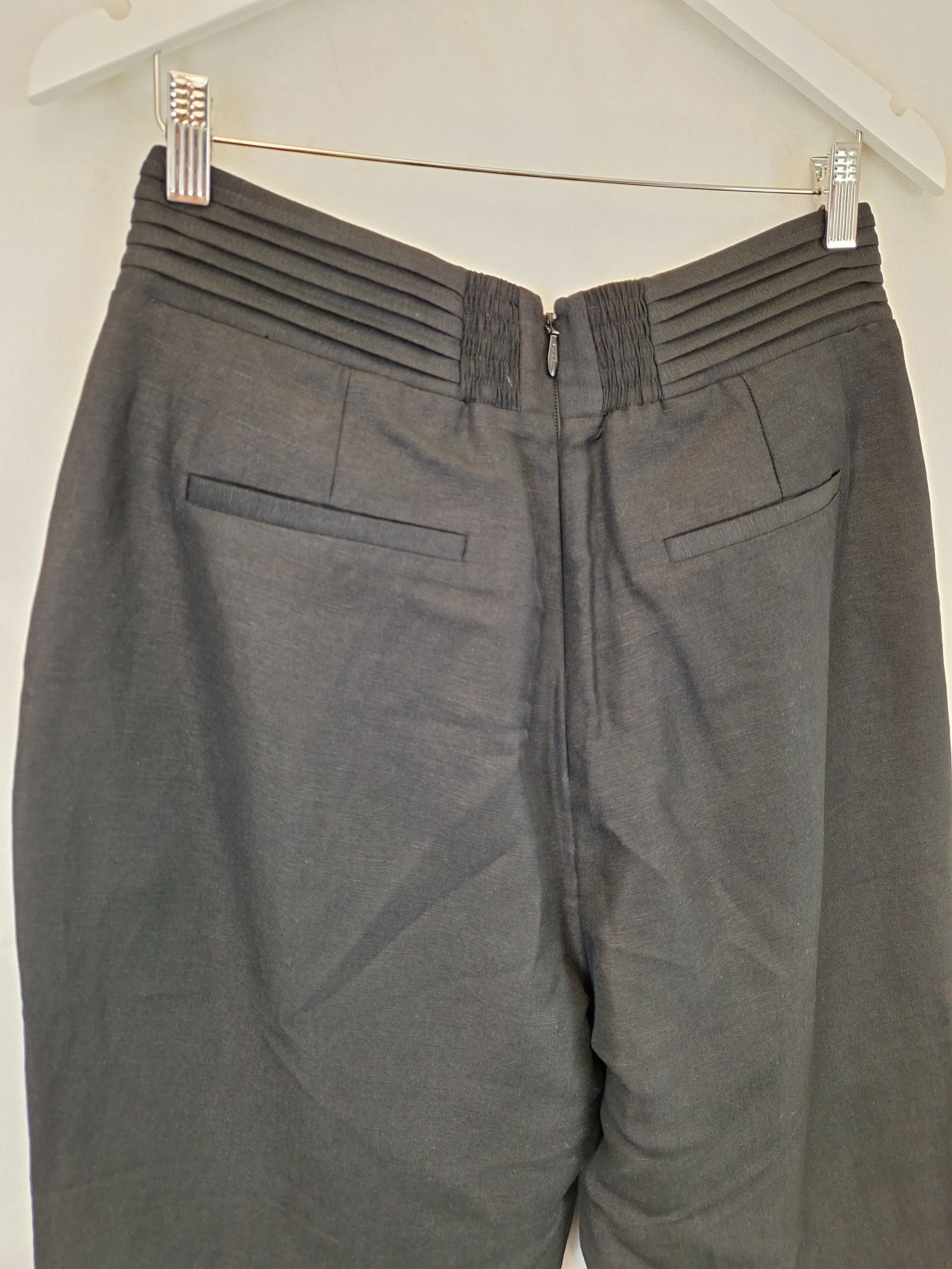 Aje Elegant High Waisted Linen Pants Size 14