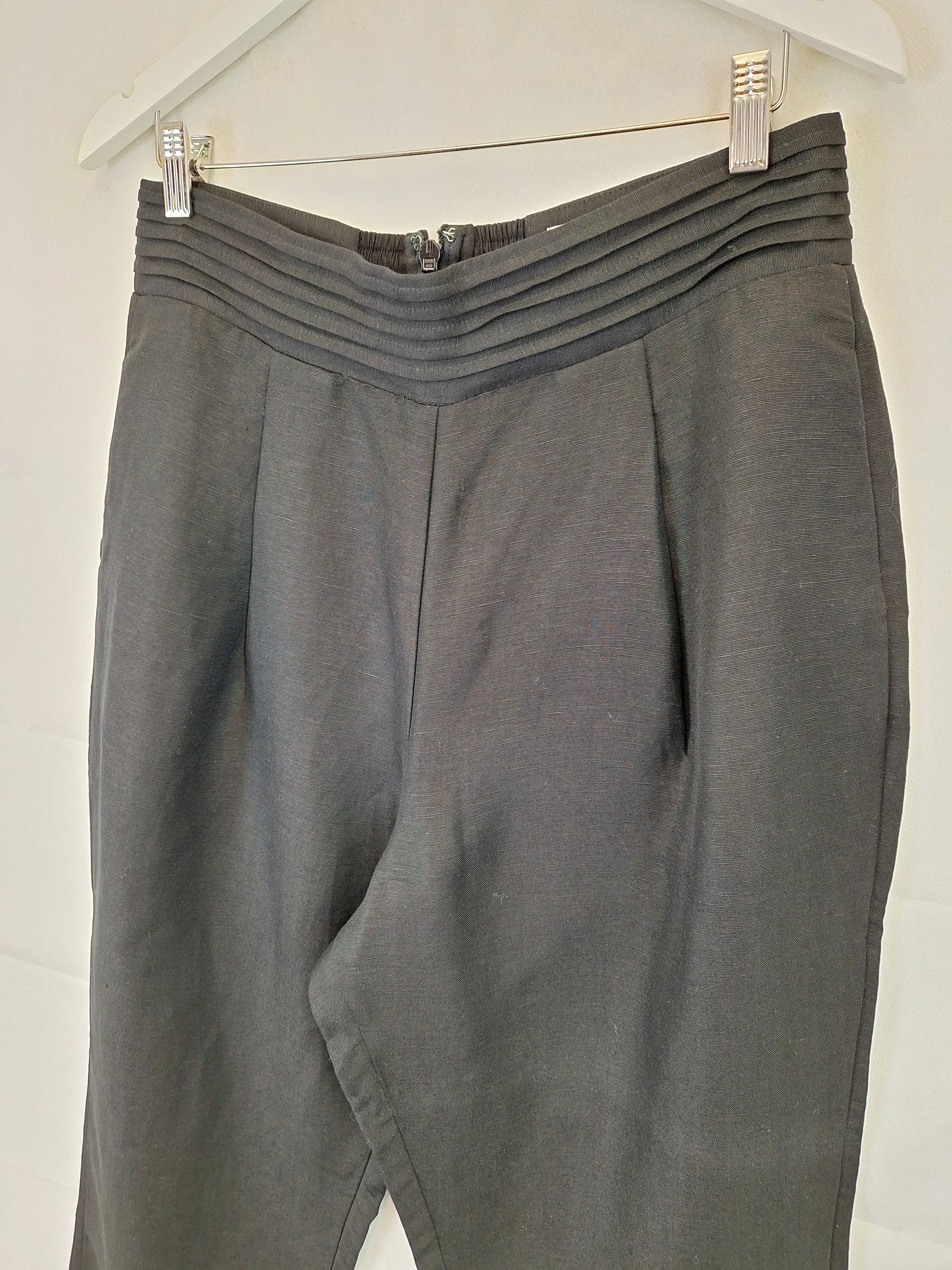 Aje Elegant High Waisted Linen Pants Size 14