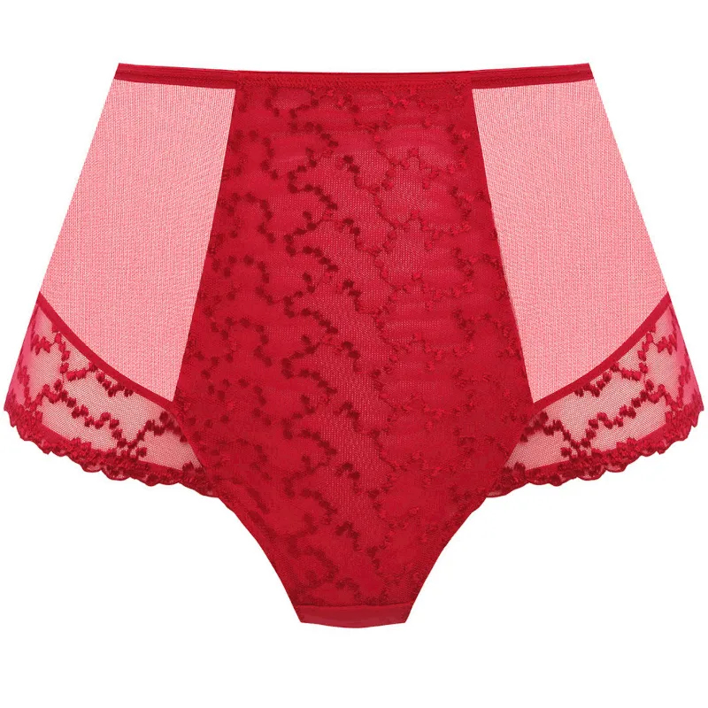 Ana High Waist Brief Red - Fantasie