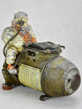 Antique French Michelin air compressor