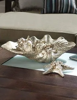 Antique Silver Finish Centerpiece