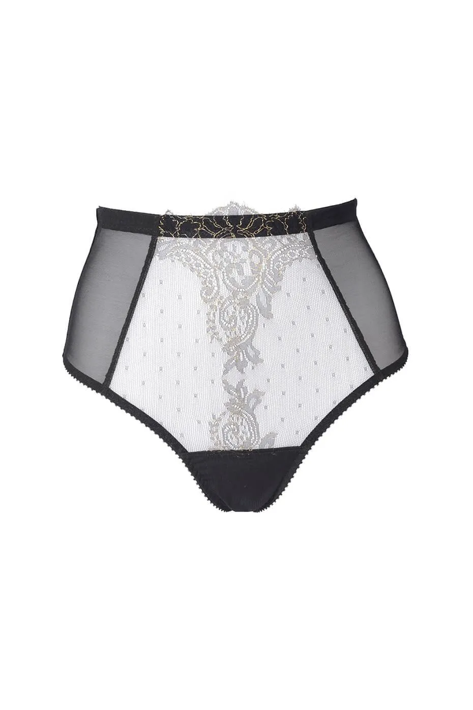 Arabella French Lace High Waist Brief