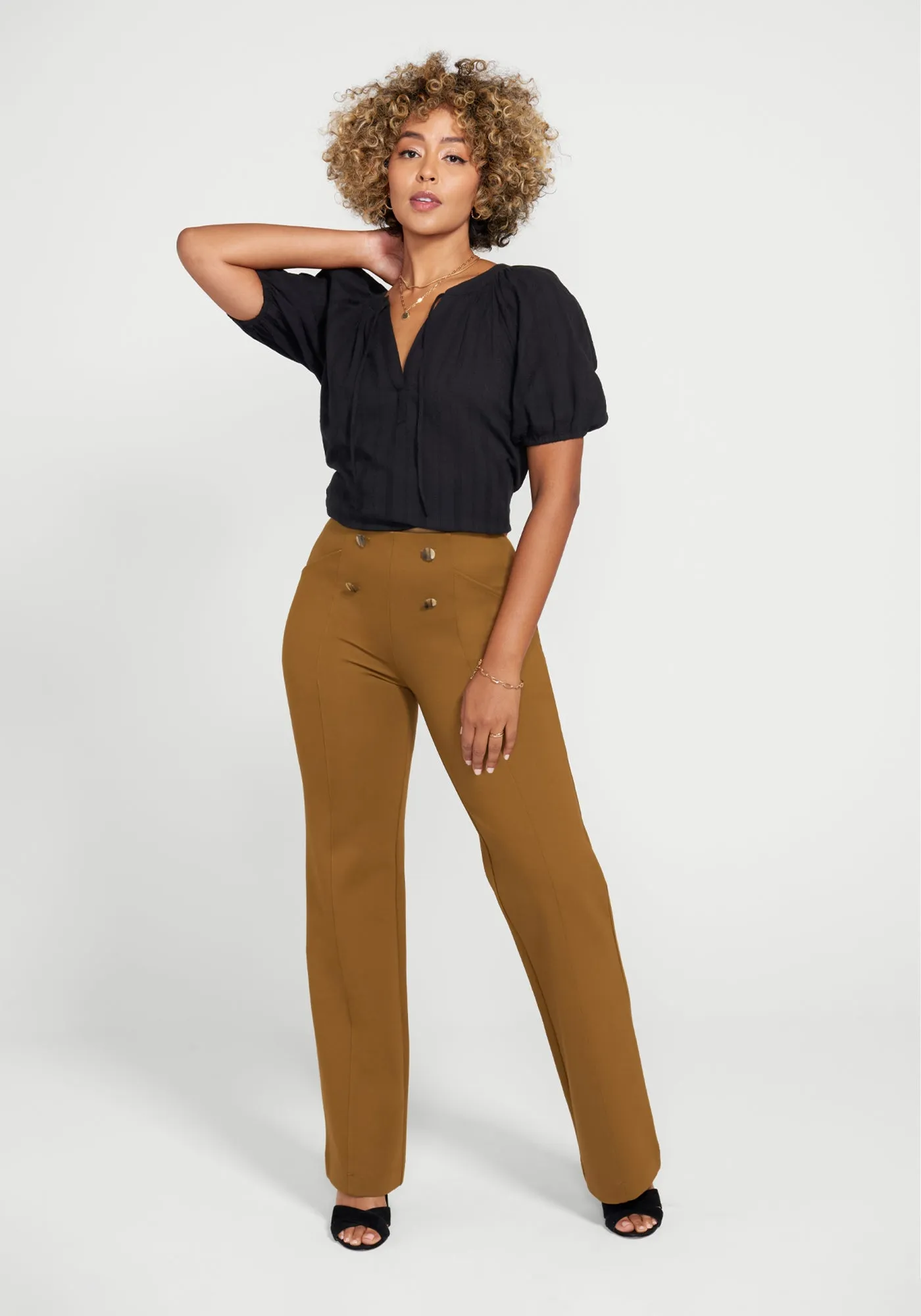 Atlantic Pant | Wide (Nutmeg)