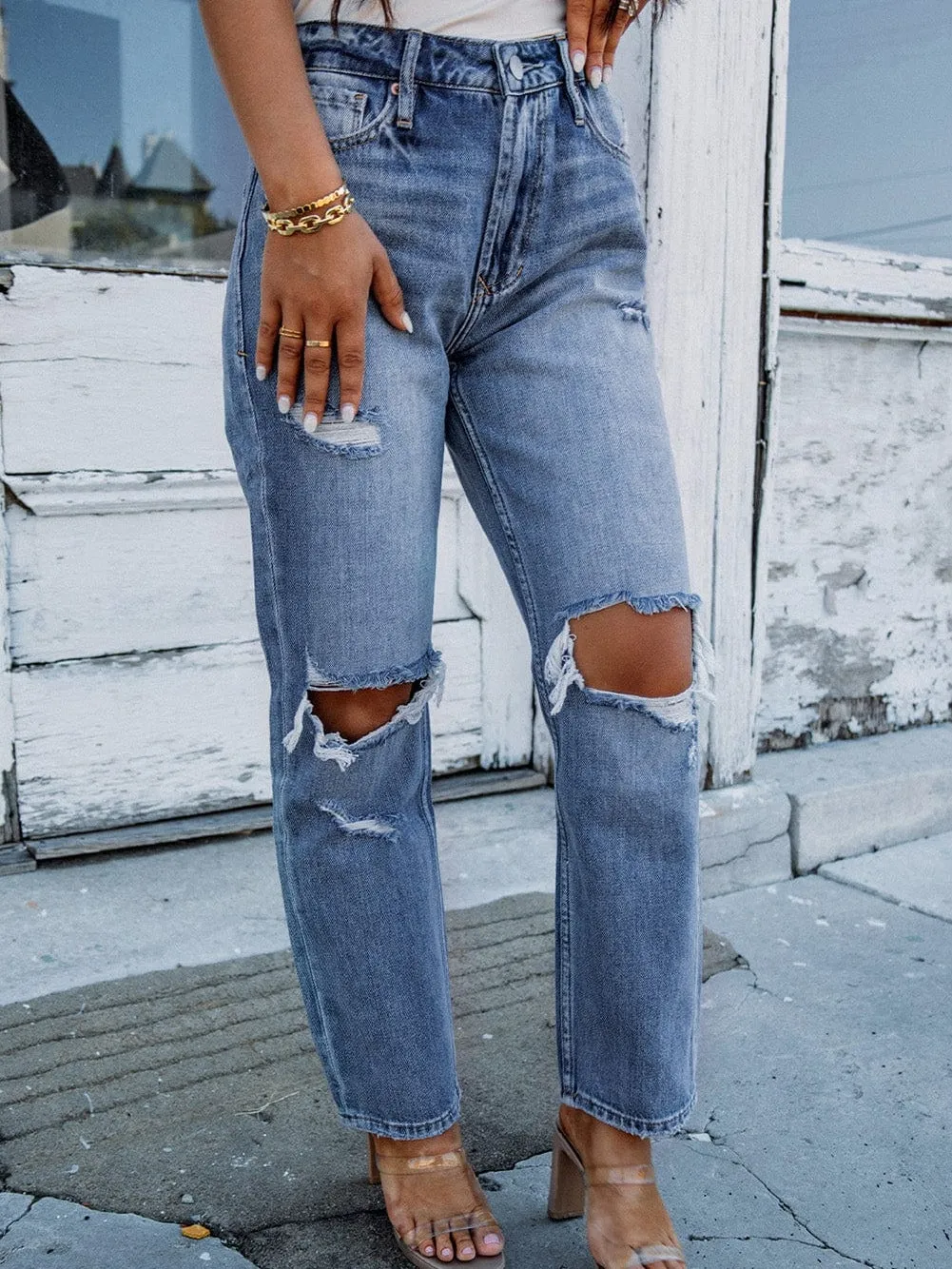 Autumn Ripped Jeans