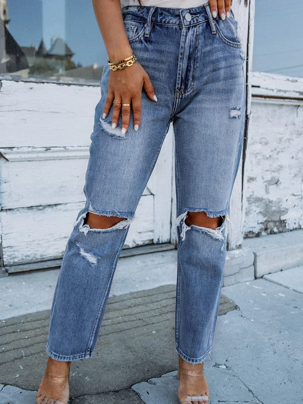 Autumn Ripped Jeans