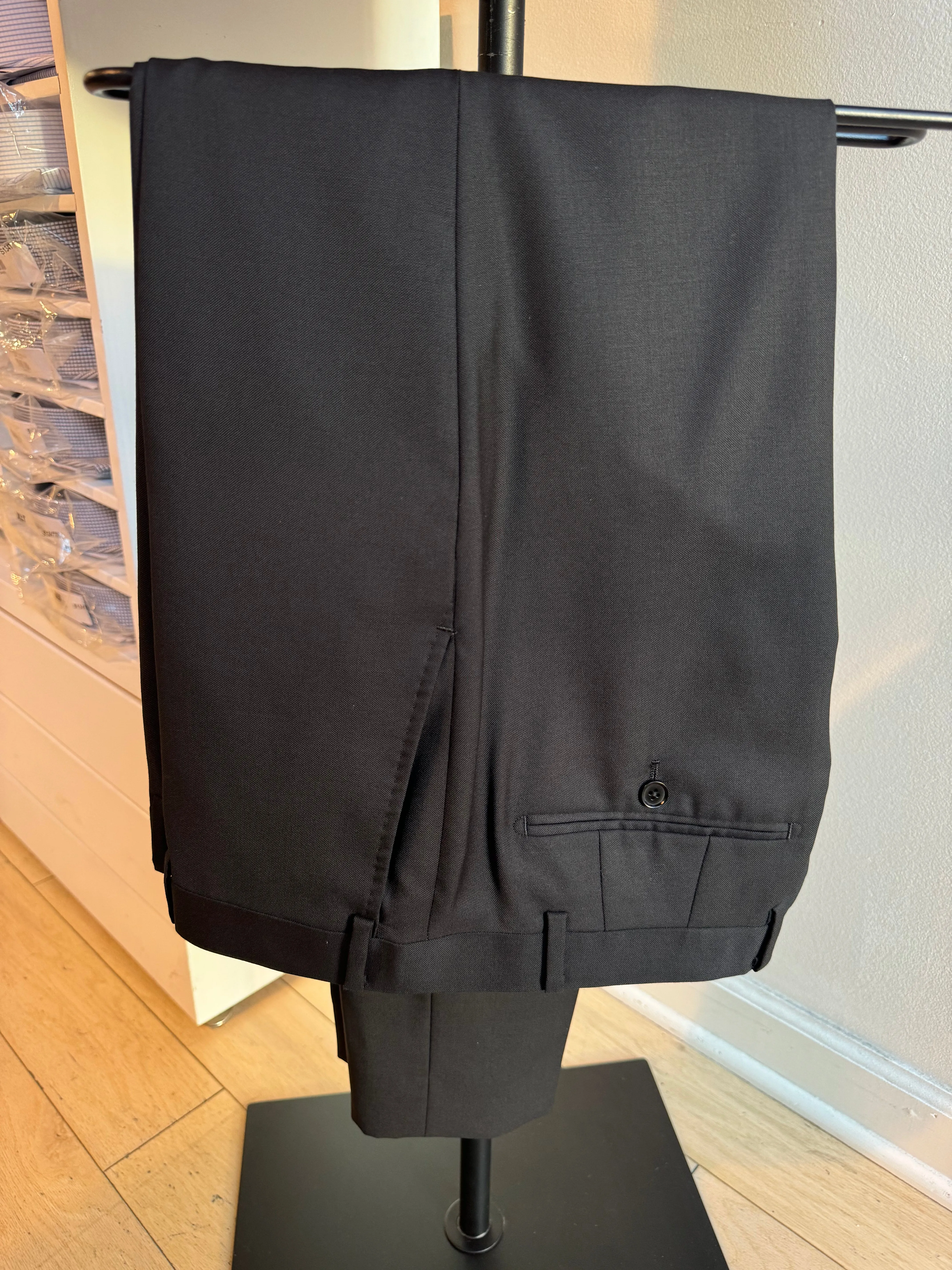 Black Premium Italian Suit Pants