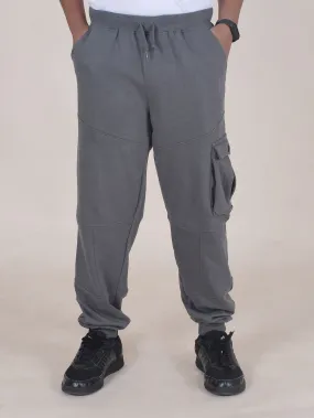 Boys Fleece Cut & Sew Cargo Track Pants