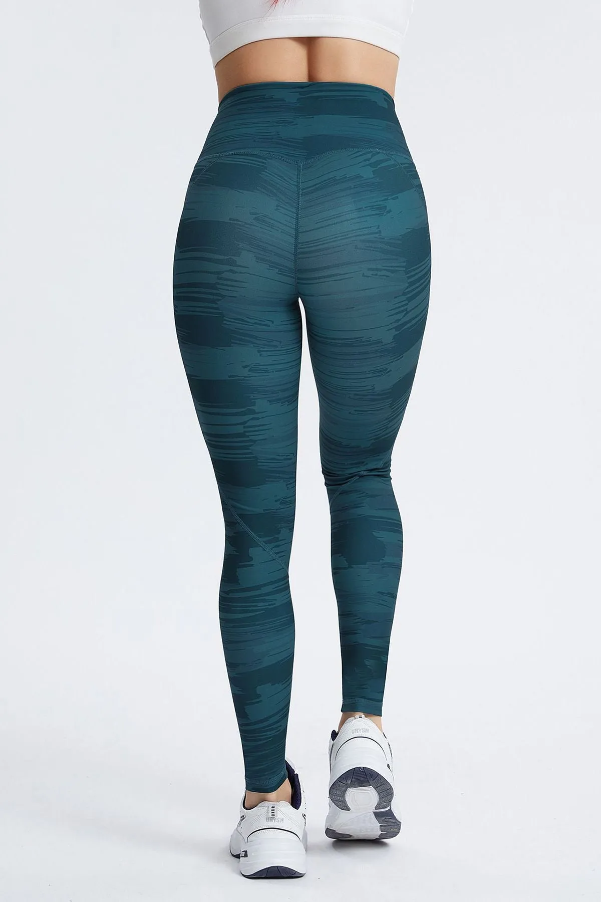 Camo High-Rise Crossover Leggings