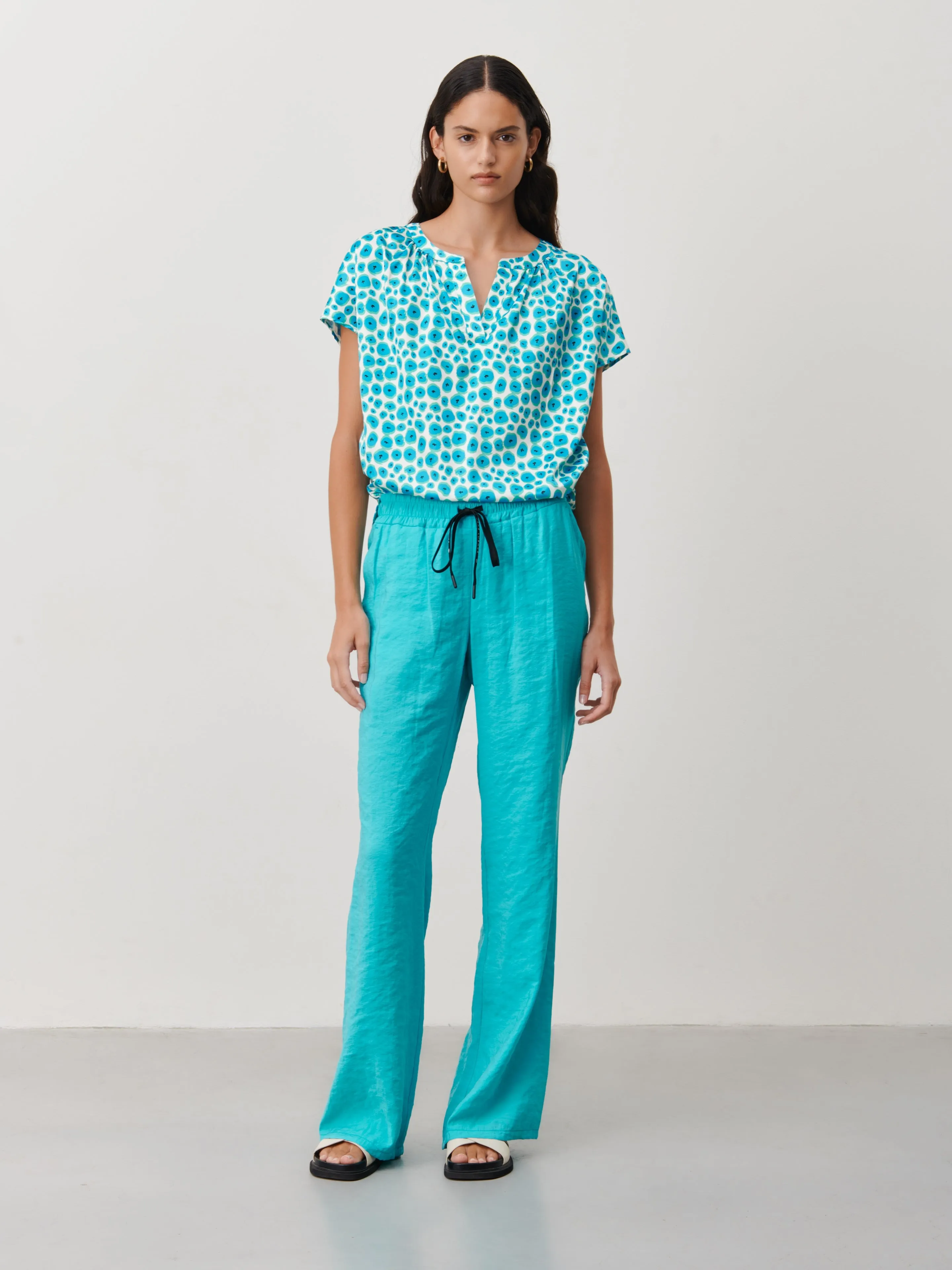 Carola Pants | Turquoise