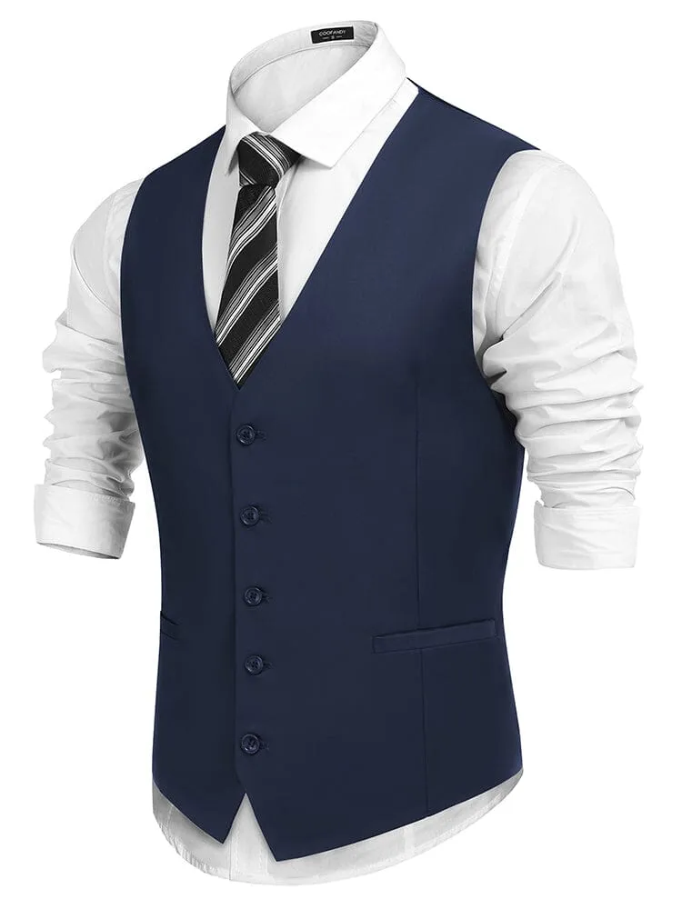 Casual Slim Fit Suit Vest (US Only)