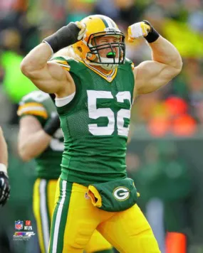 Clay Matthews "Guns" Green Bay Packers Premium NFL Poster Print - Photofile 16x20