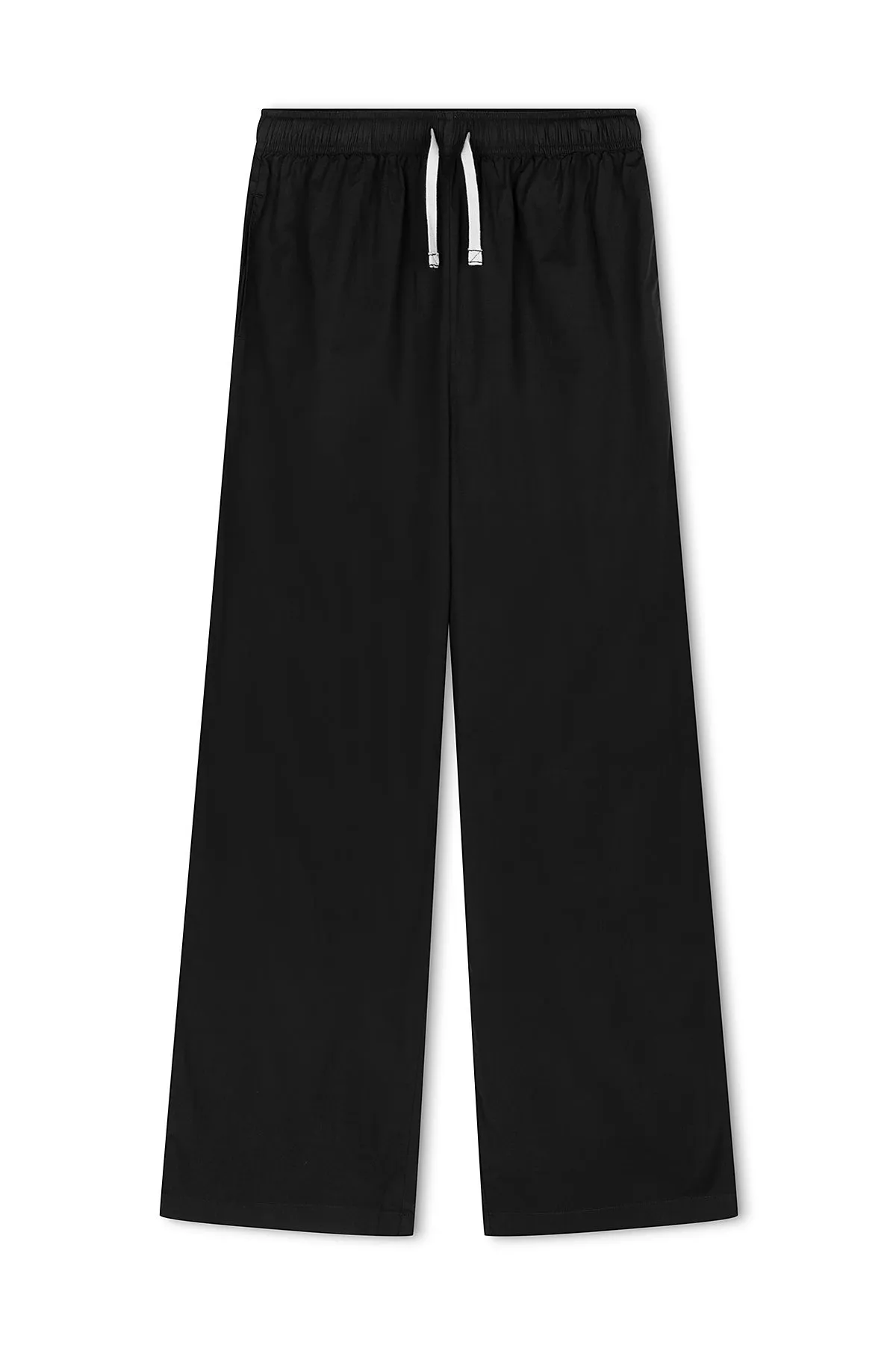 Cotton Poplin Pant - Black