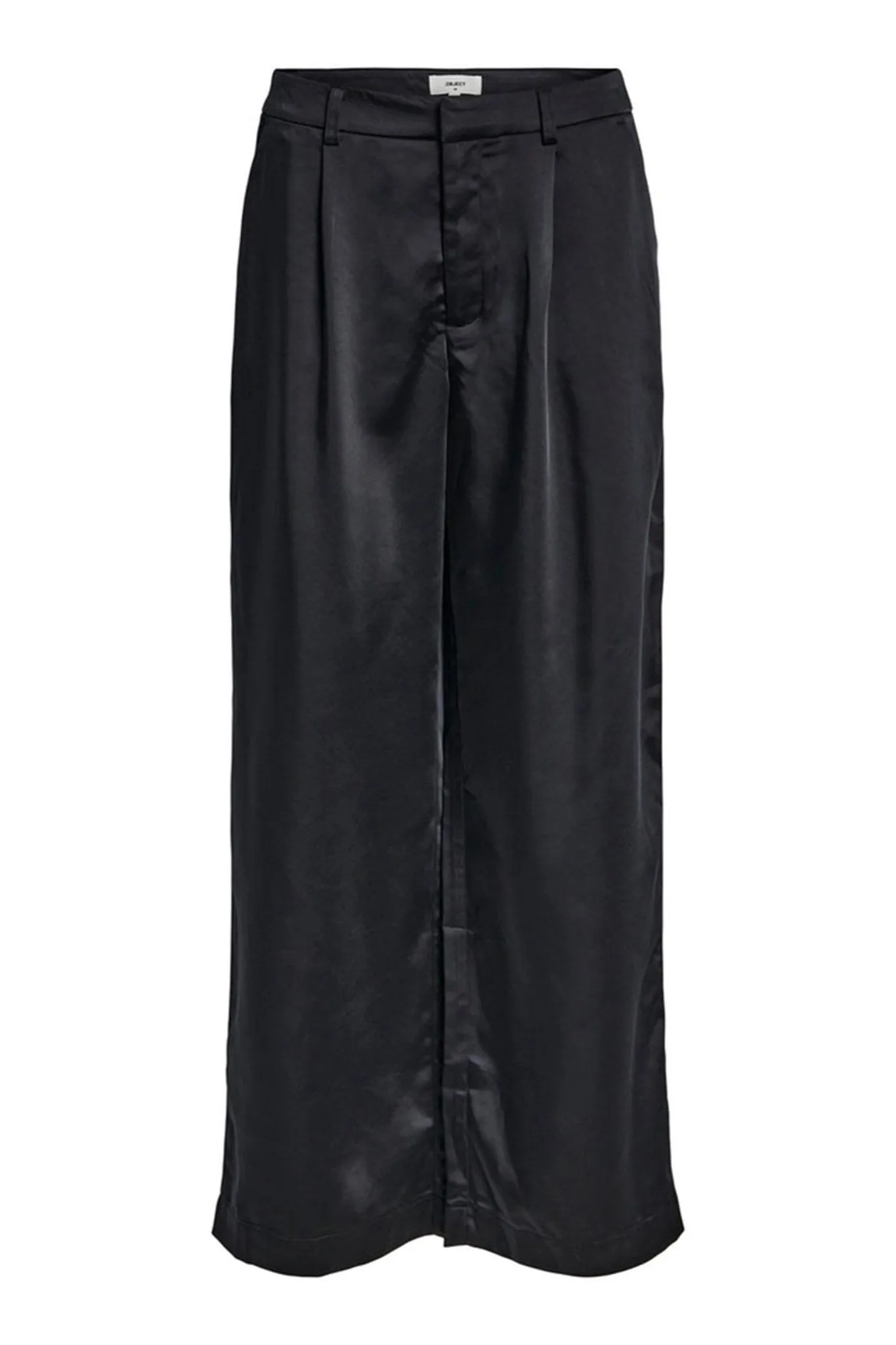 Debra Mid Waist Pants - Sort