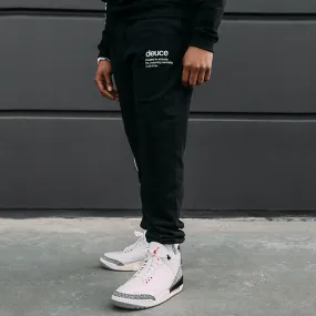 Deuce Premium Sweat Pants | Black