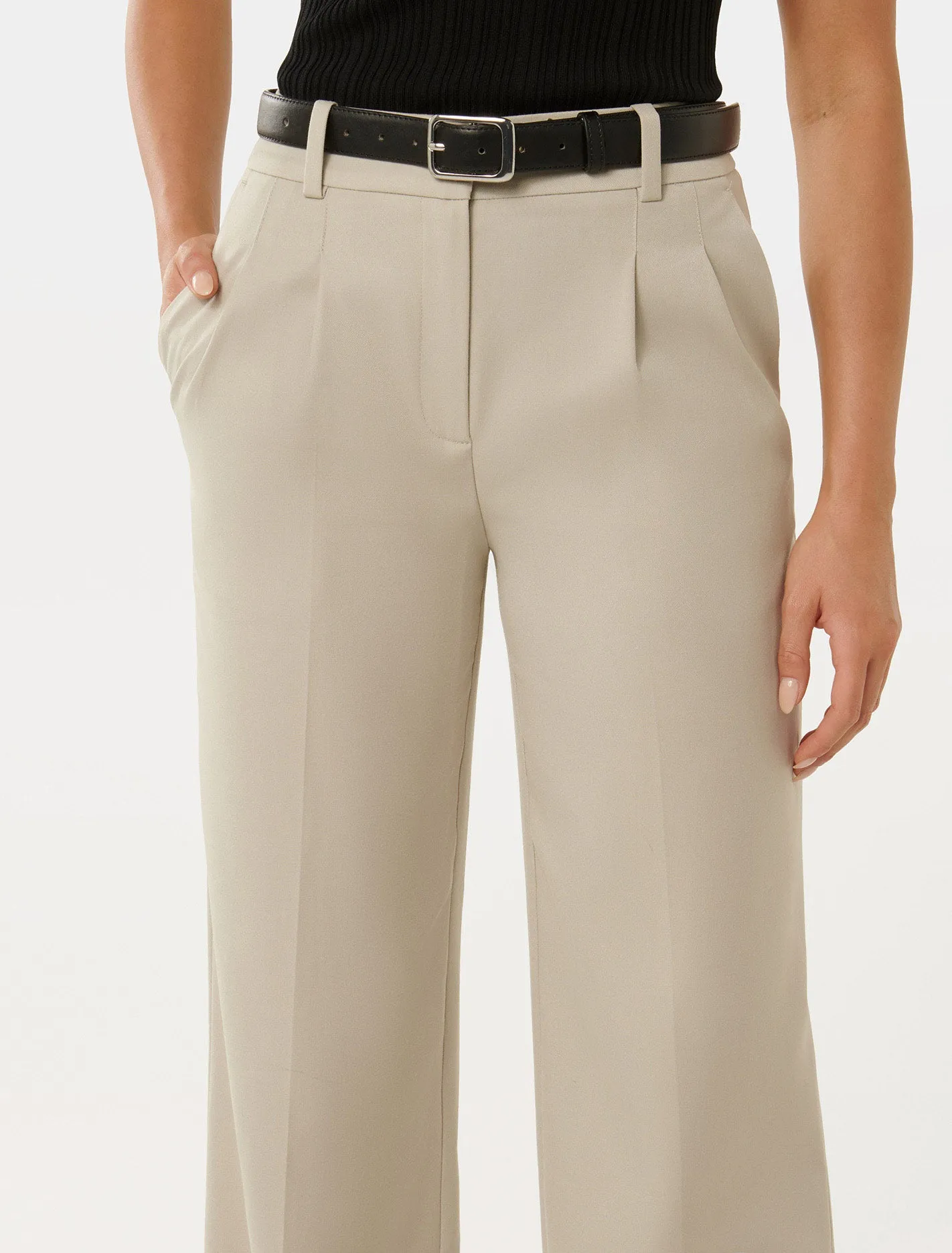 Edweena Belted Straight Leg Pants