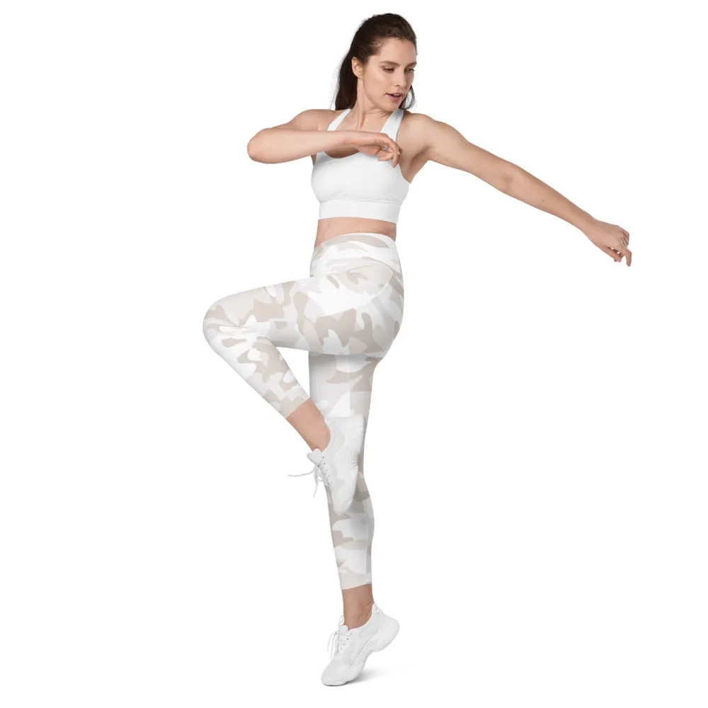 ELEVATED ESSENTIALS, THE PERFECT SIDE POCKET LEGGING WHITE CAMO