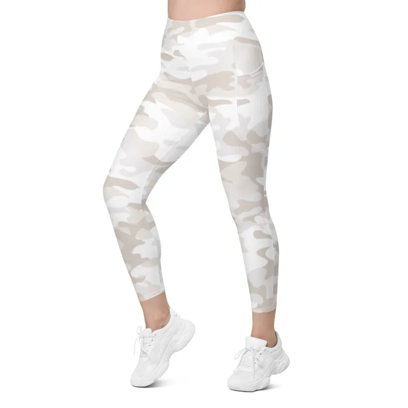 ELEVATED ESSENTIALS, THE PERFECT SIDE POCKET LEGGING WHITE CAMO