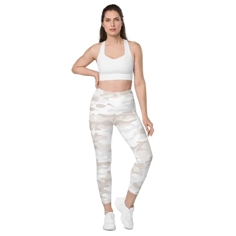 ELEVATED ESSENTIALS, THE PERFECT SIDE POCKET LEGGING WHITE CAMO