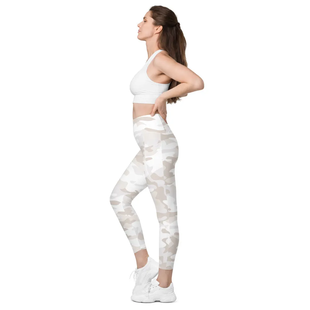 ELEVATED ESSENTIALS, THE PERFECT SIDE POCKET LEGGING WHITE CAMO