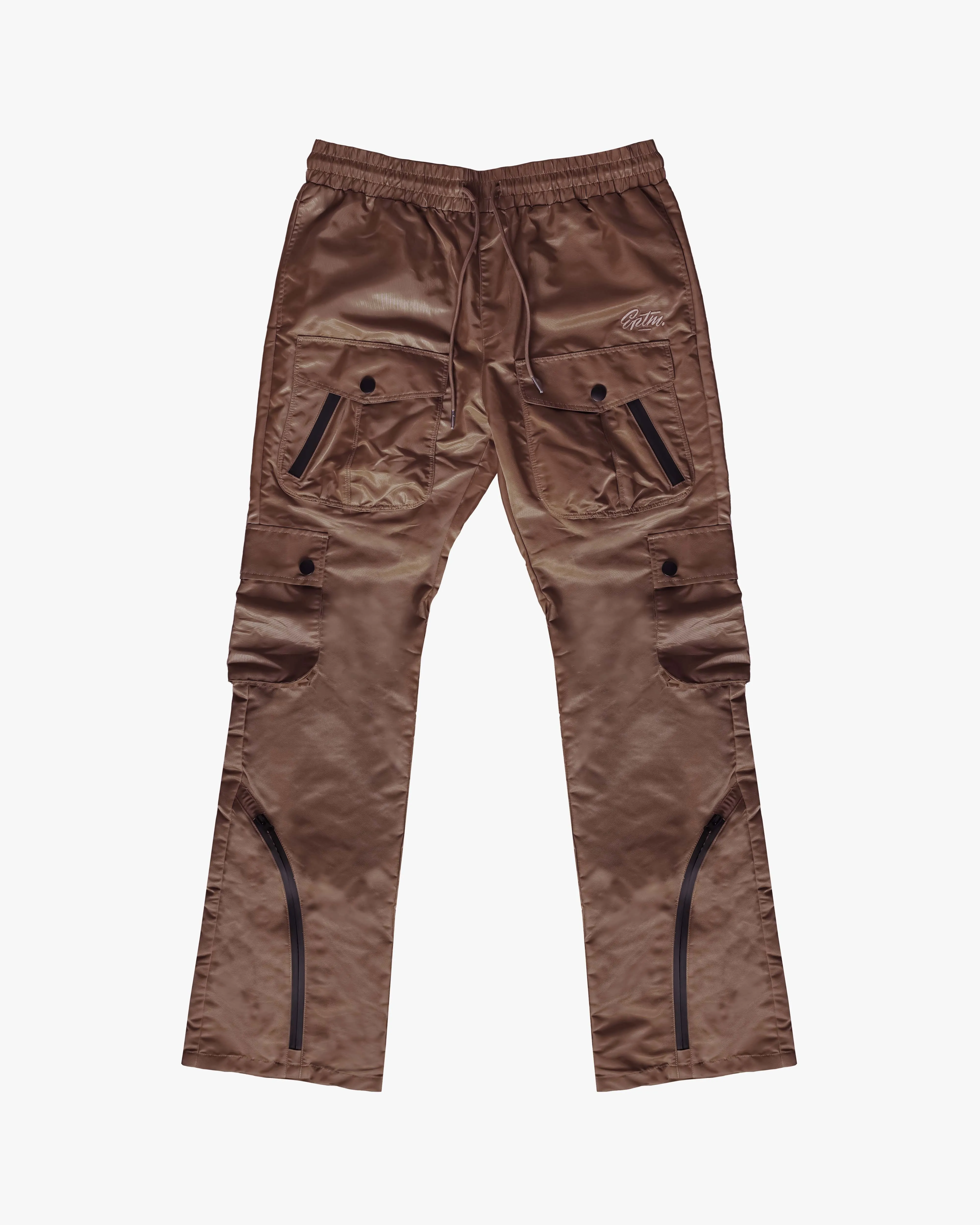 EPTM DOUBLE CARGO PANTS-BROWN