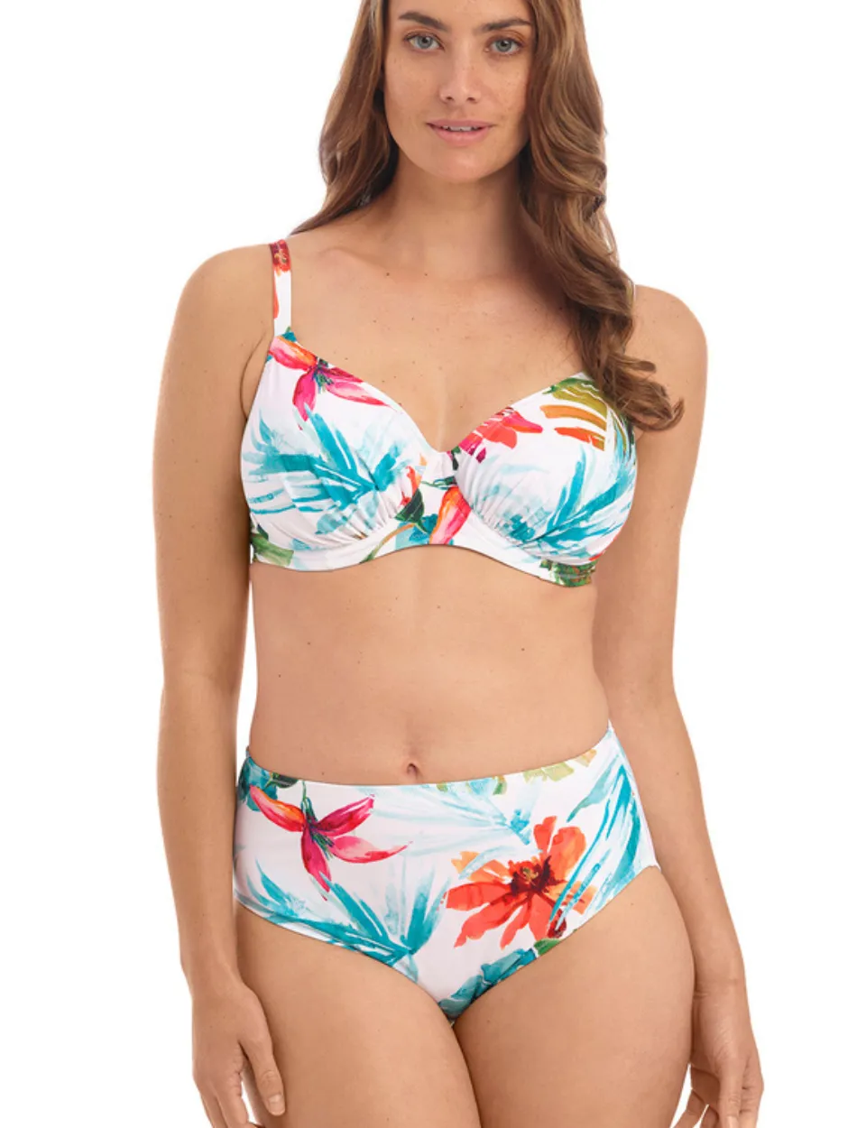 Fantasie Kiawah Island High Waist Bikini Brief, Aquamarine