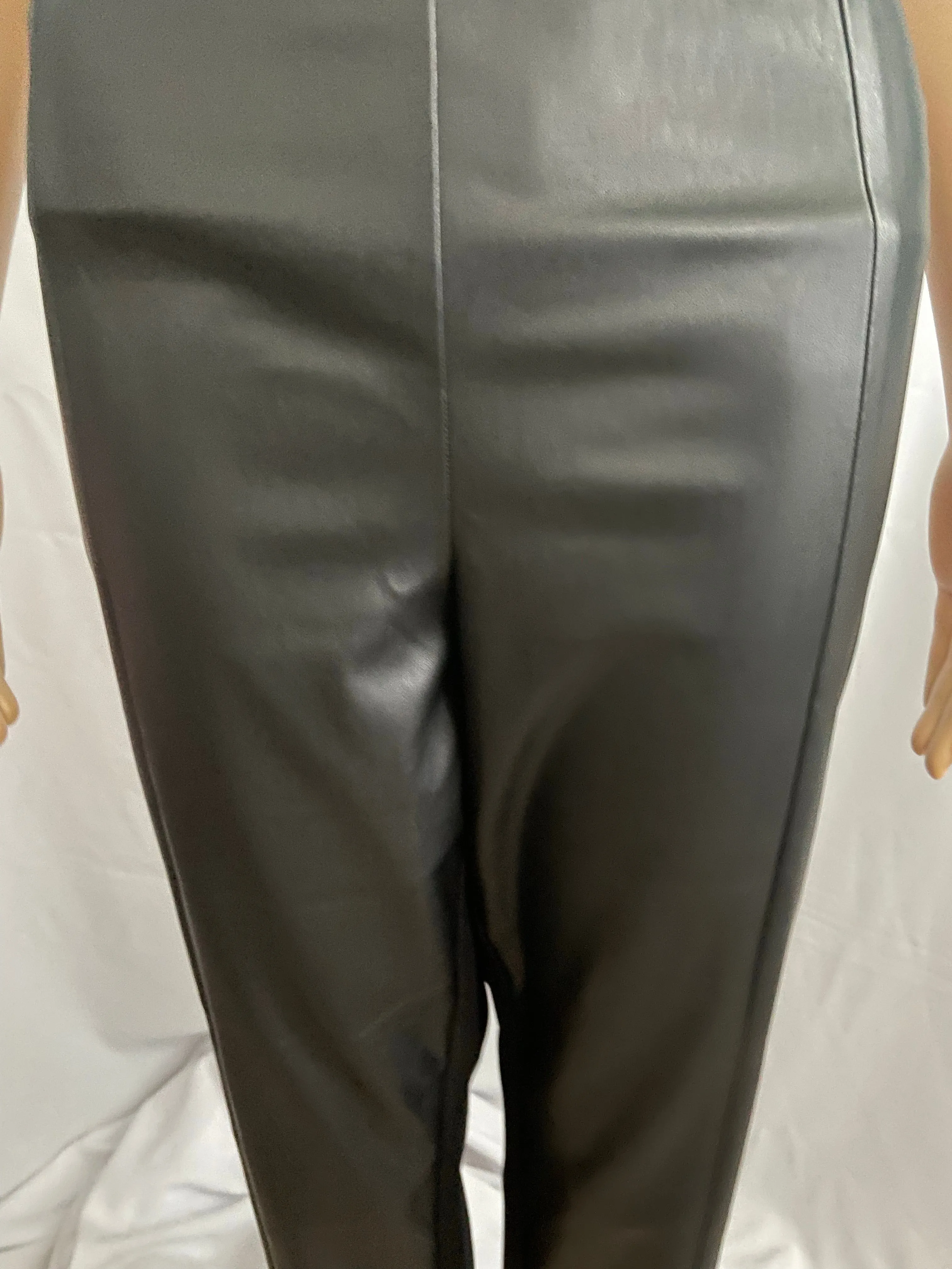 Faux-Leather Leggings,