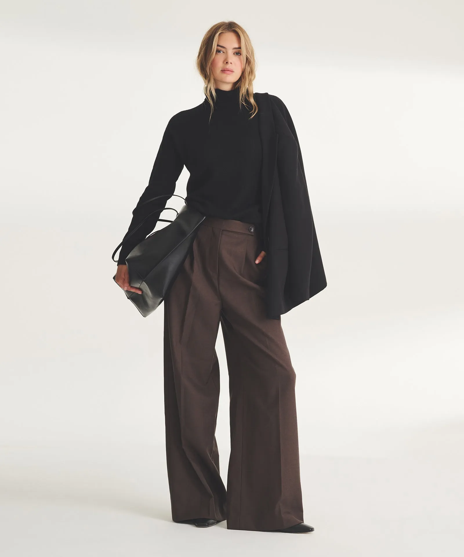 Featherweight Cashmere Turtleneck