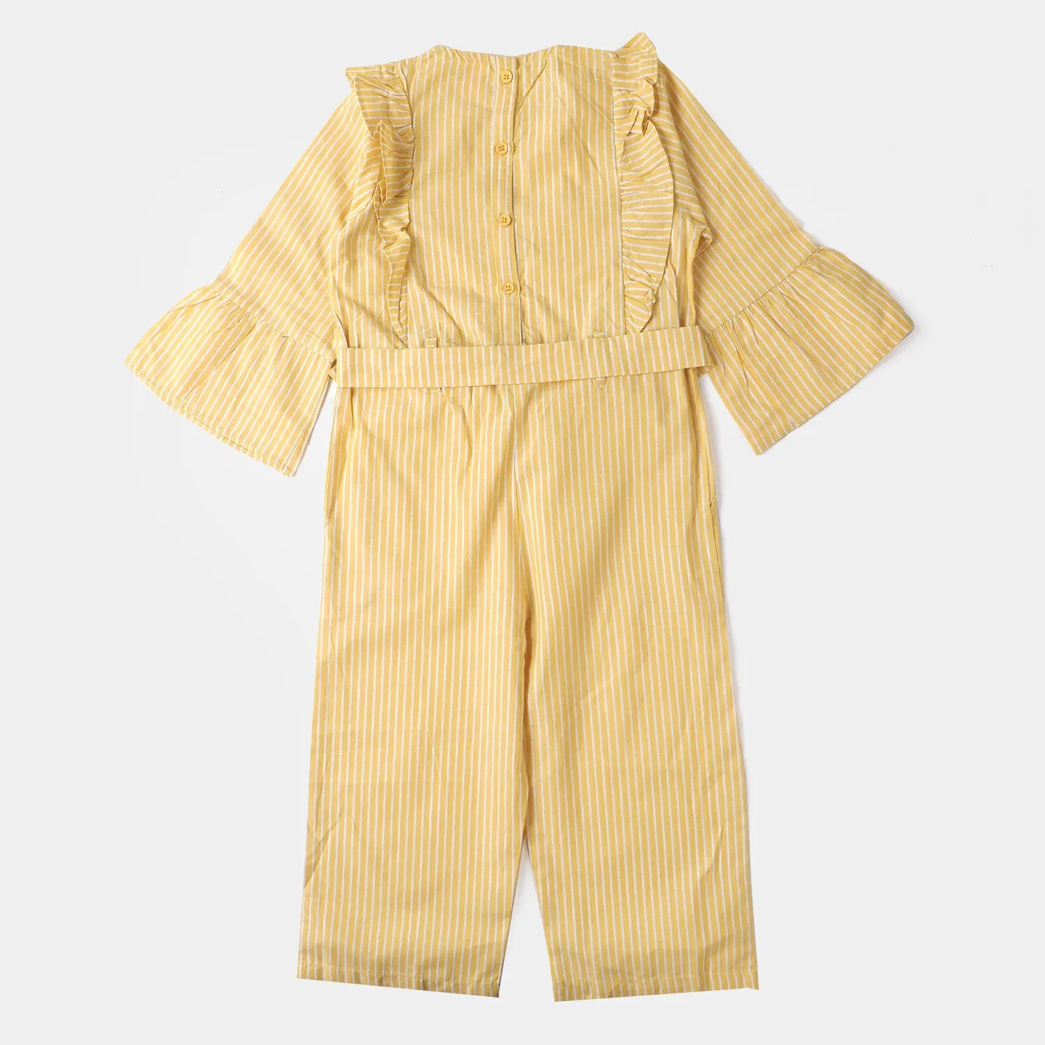 Girls Jumpsuit - Yellow