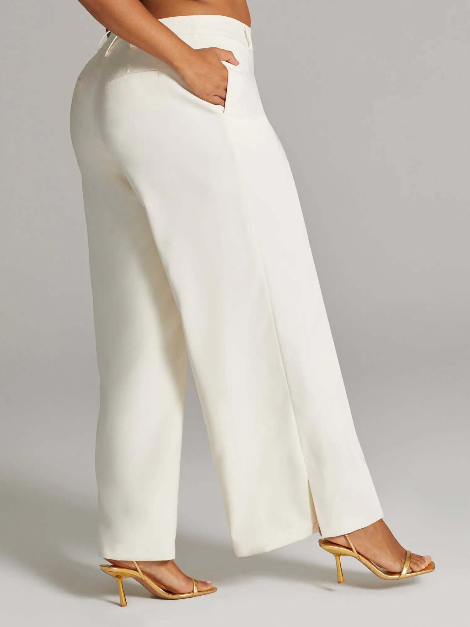 Gladys High-Waisted Wide Leg Pants