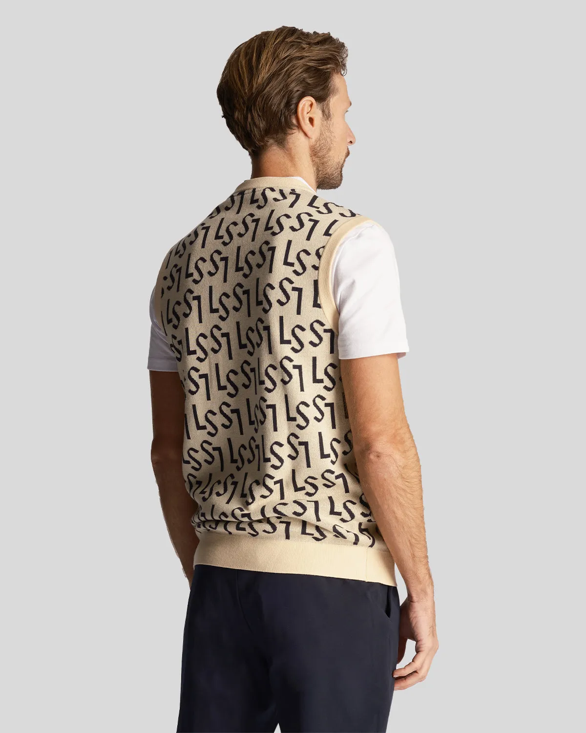 Golf Monogram Knitted Vest