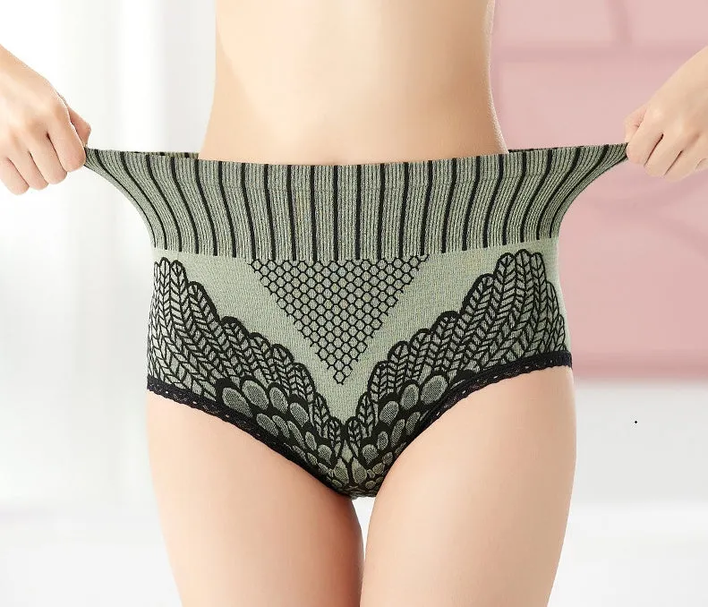 Graphene Crotch Slight Pressure Comfortable Women's High Waist Panties