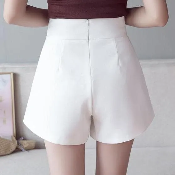 High Waist Shorts With Waistbelt