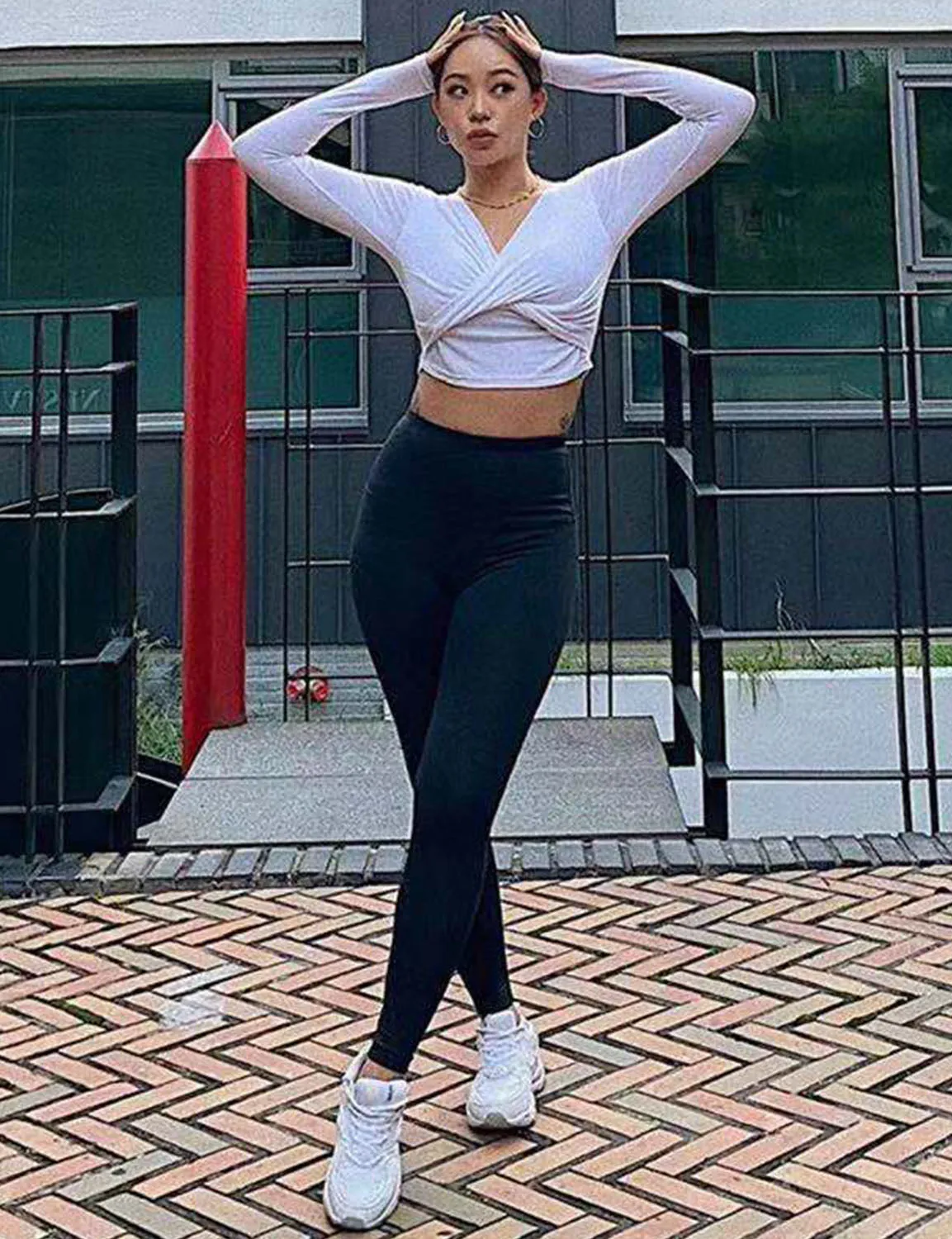 High Waist Yoga Pants darknavy ins