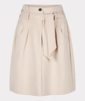 High Waisted Belt Skirt