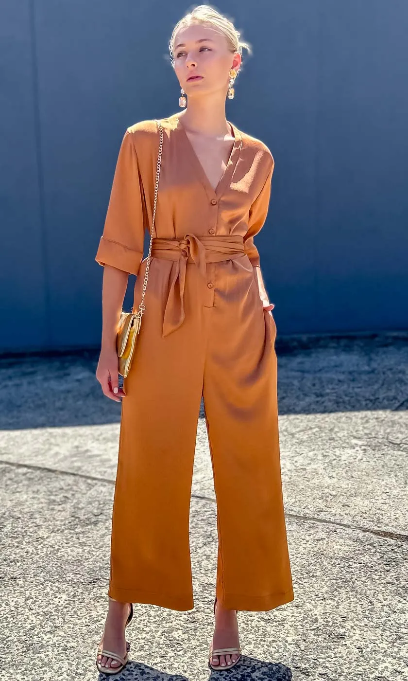 Hoss Kyoto Jumpsuit - Light Copper