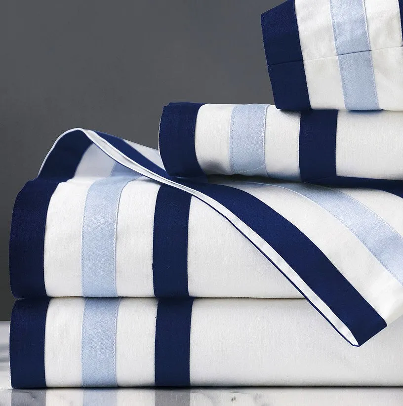 Indigo Ribbon Trim Sheet Set