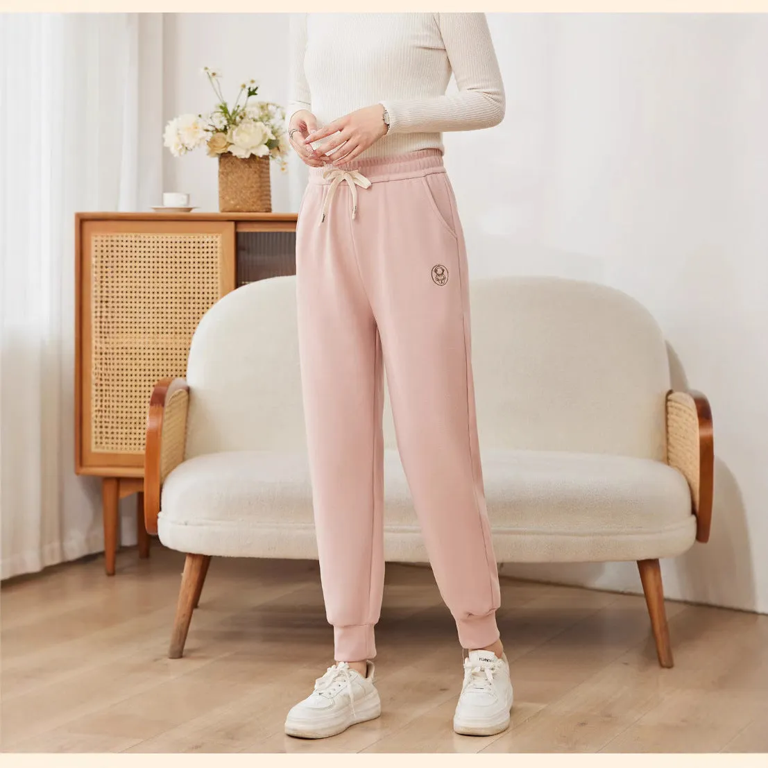 INSTOCK-German velvet pants for women