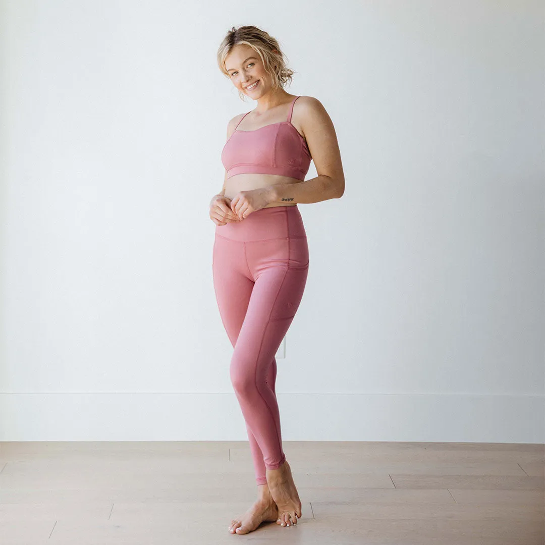 Intention Flow Leggings, Mauve