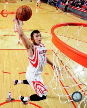 Jeremy Lin "Fast Break" Houston Rockets Premium Poster Print - Photofile 16x20