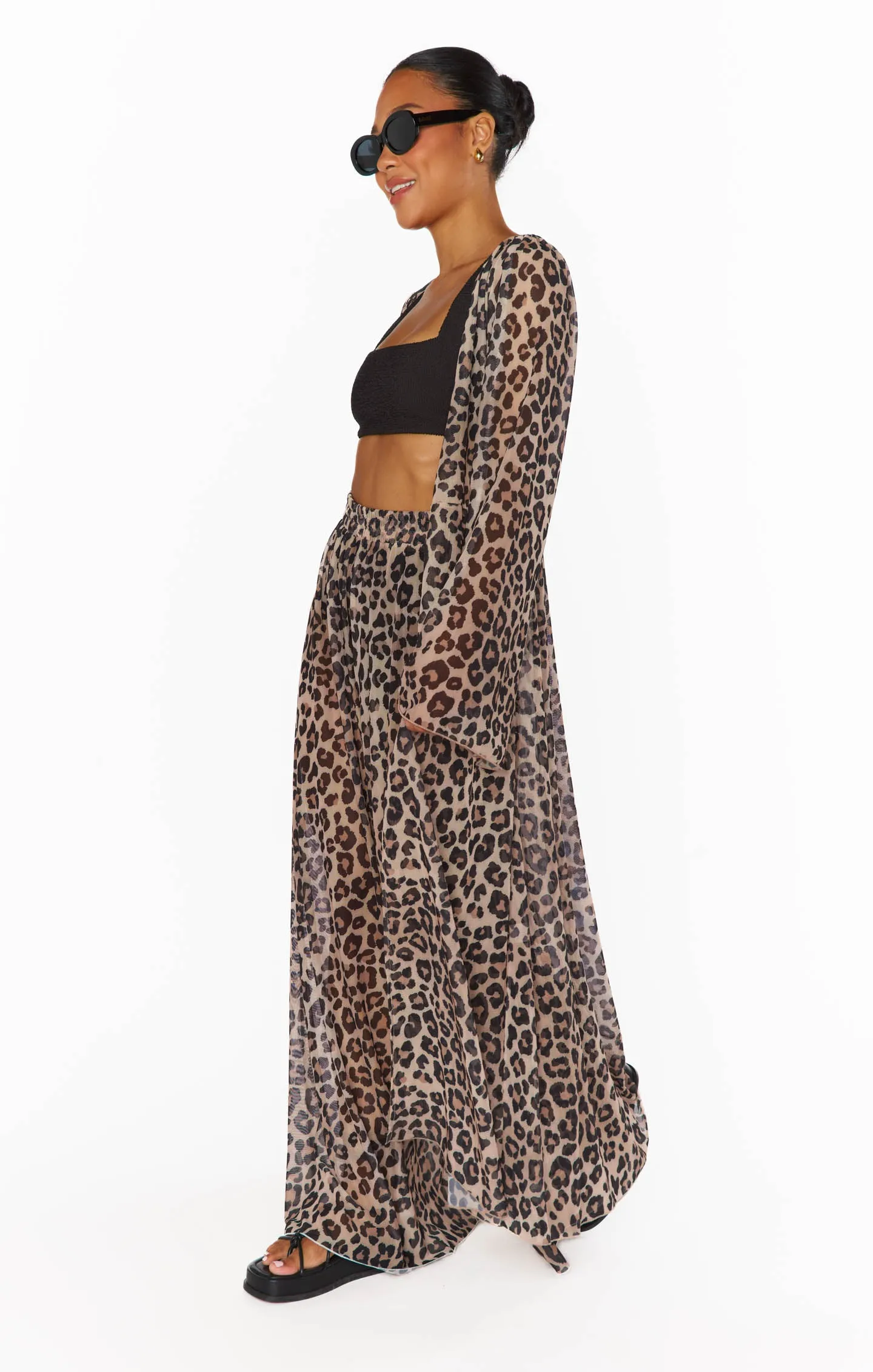 Jet Setter Pants ~ Cheetah Mesh