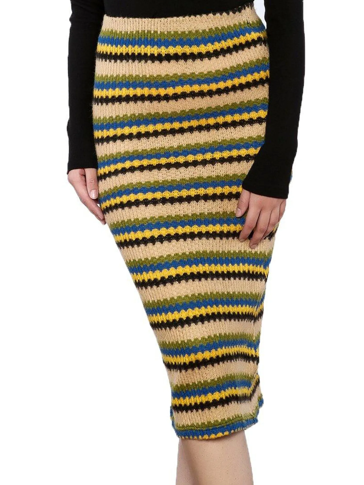 Jovonna London Knit Stripe Skirt