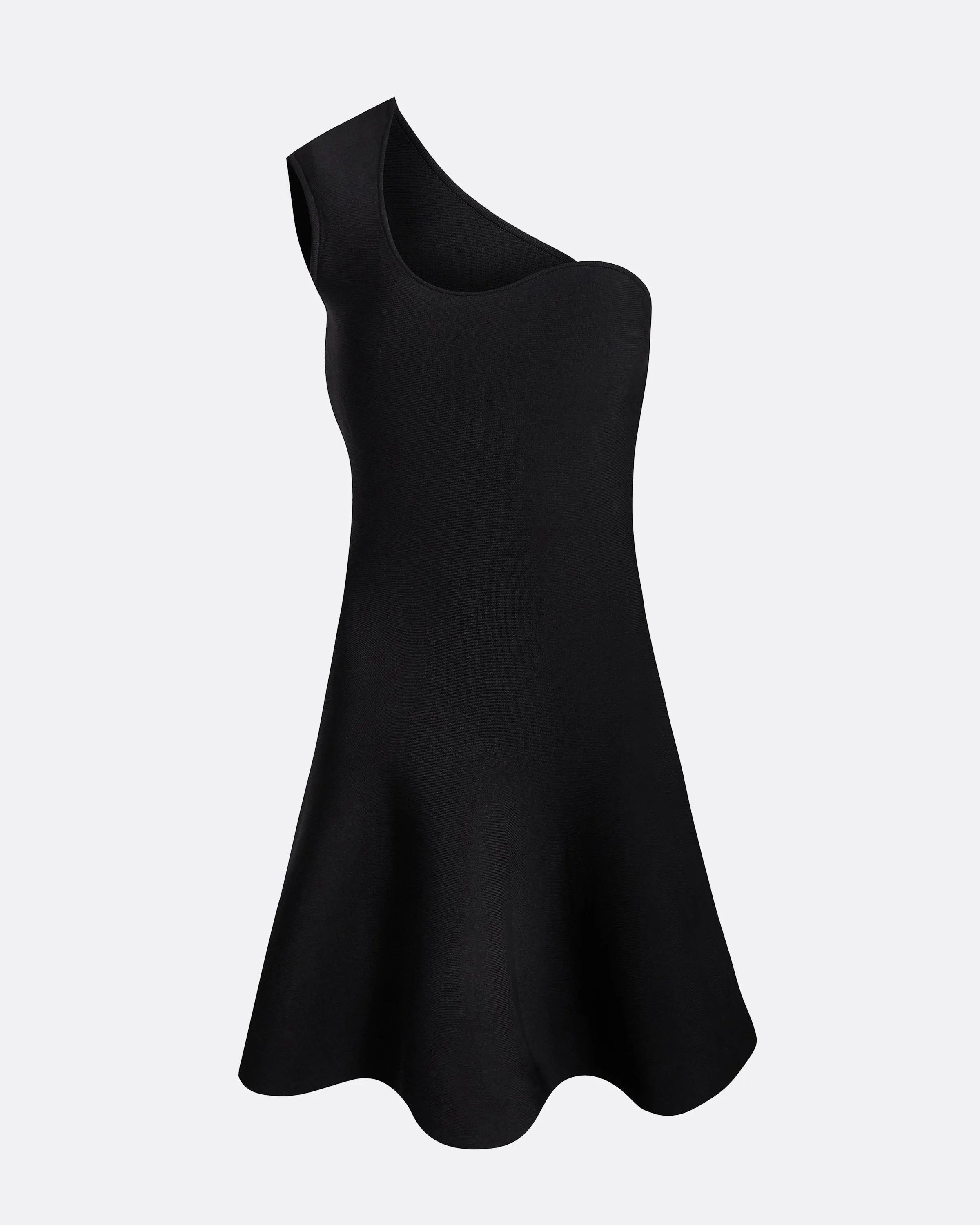 Klem Black Short Knit Dress