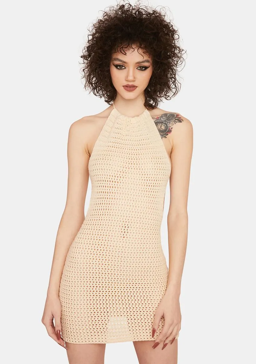 Last Dance Halter Mini Dress