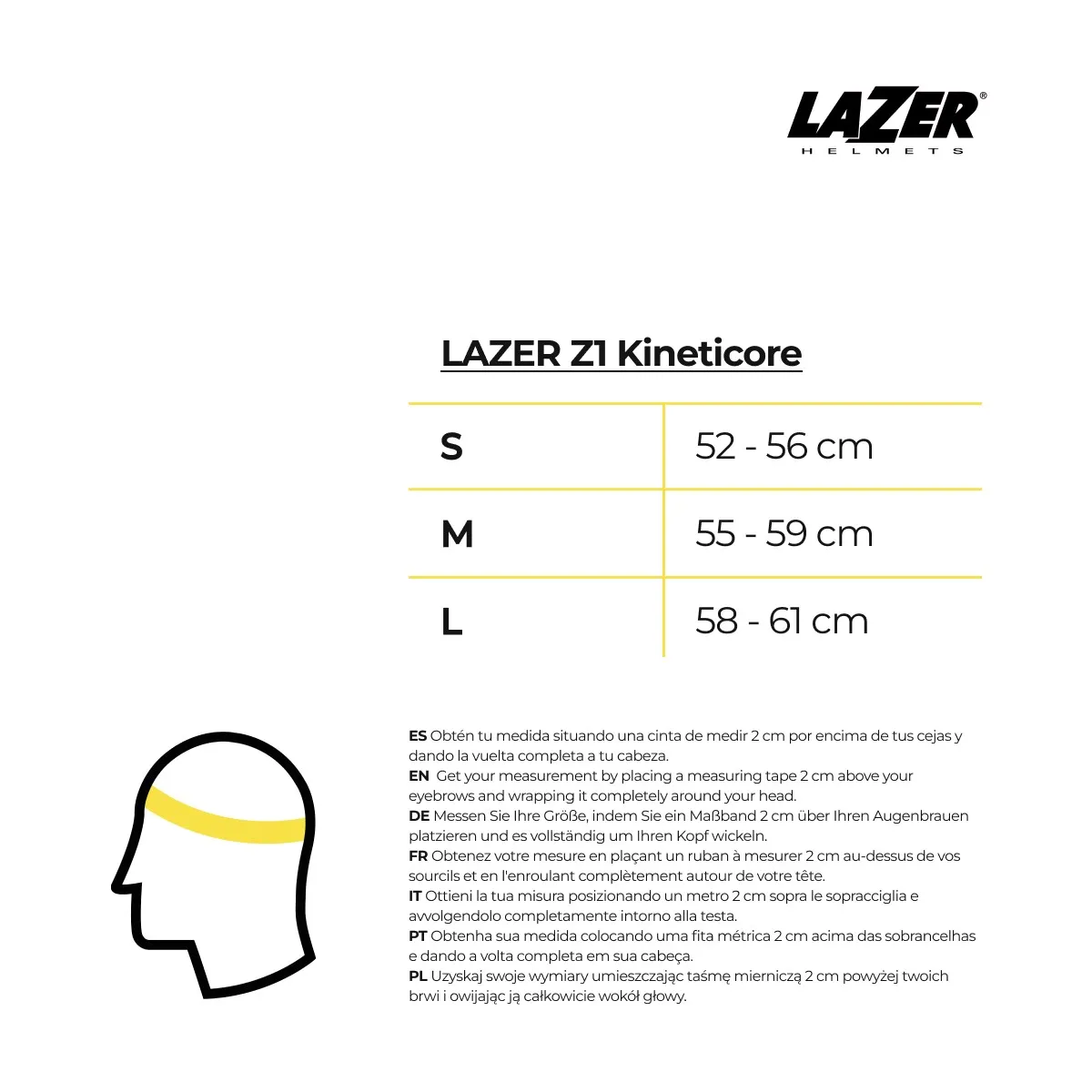 Lazer Z1 KinetiCore Helmet White Black