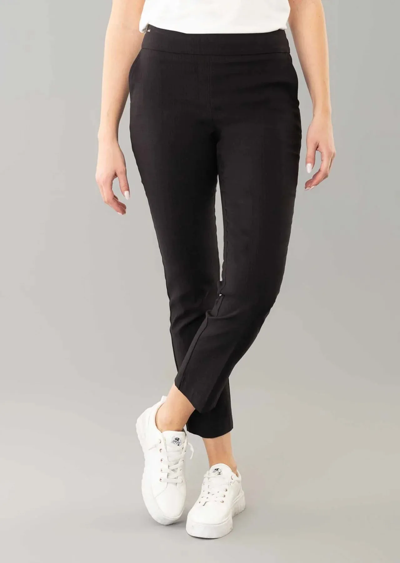 Lisette Textured Ankle Pant