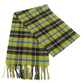 Locharron of Scotland Bowhill Cornish National Lambswool Scarf - Green/Blue